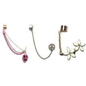 3 Ear Cuff & Fish Wire Bundle